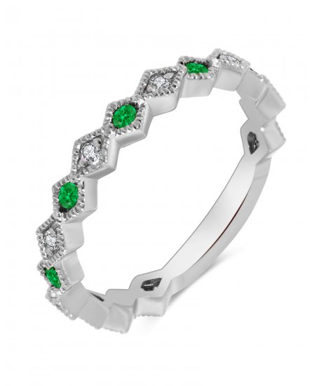 EMERALD DIAMOND BAND (TR2535)